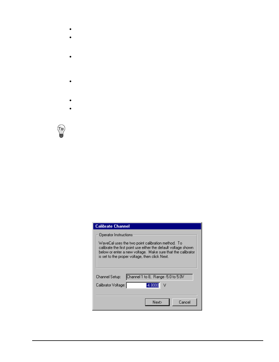 Calibrate [button | Measurement Computing WaveView User Manual | Page 43 / 48