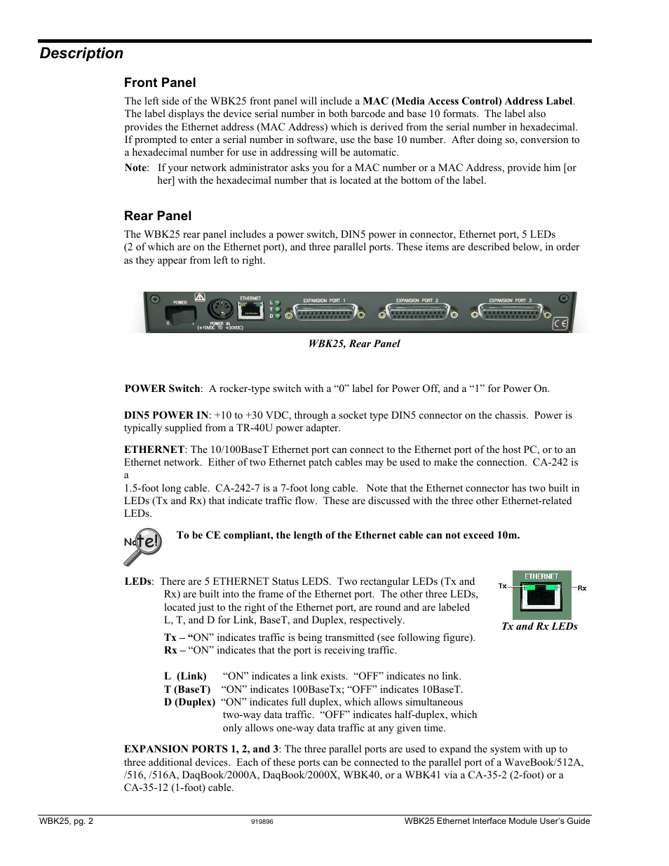 Description | Measurement Computing WBK Options User Manual | Page 147 / 216
