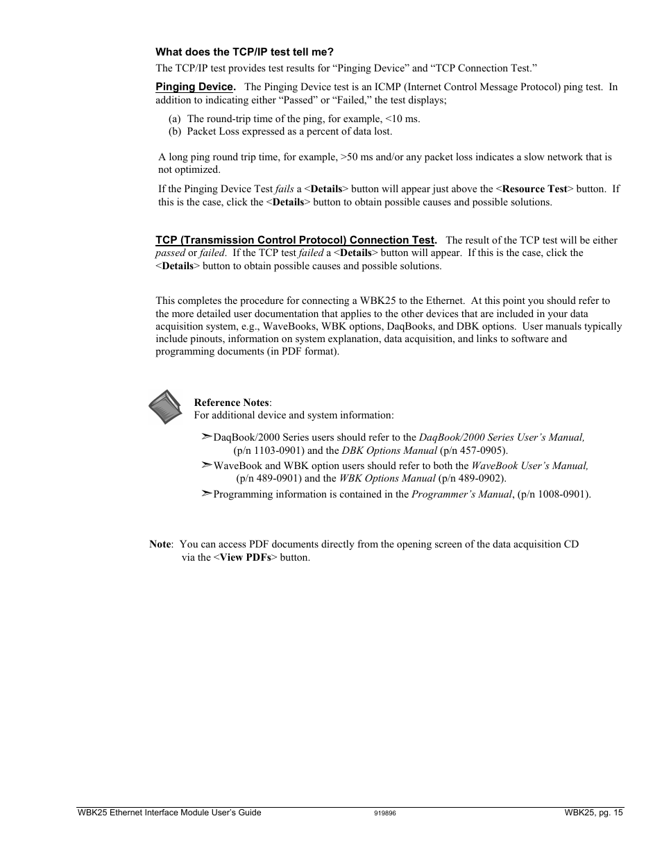 Specifications …… 17 | Measurement Computing WBK Options User Manual | Page 160 / 216