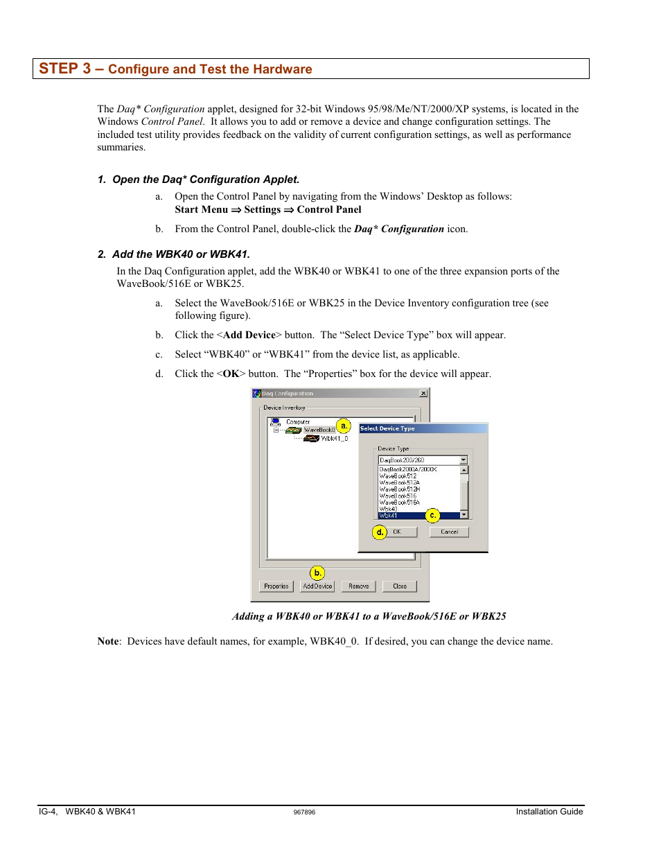 Step 3 | Measurement Computing WBK Options User Manual | Page 206 / 216