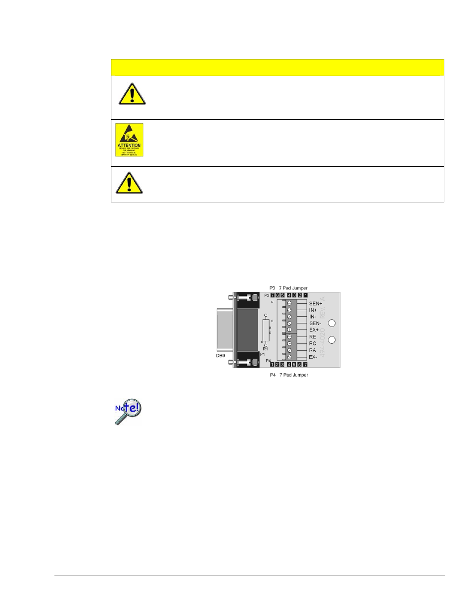 Cn-189, db9 adapter option, Cn-189, db9 adapter option caution | Measurement Computing WBK Options User Manual | Page 53 / 216