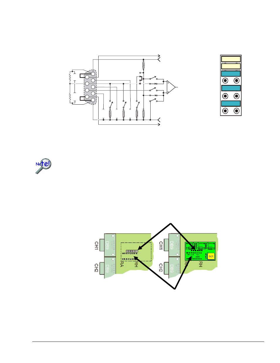 Shunt bcr bcr shunt shunt shunt | Measurement Computing WBK Options User Manual | Page 61 / 216