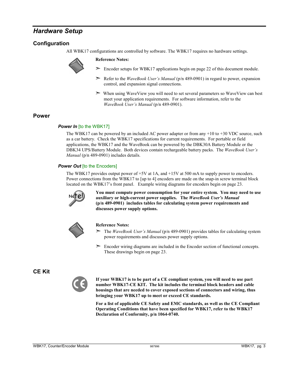 Hardware setup | Measurement Computing WBK17 User Manual | Page 3 / 38