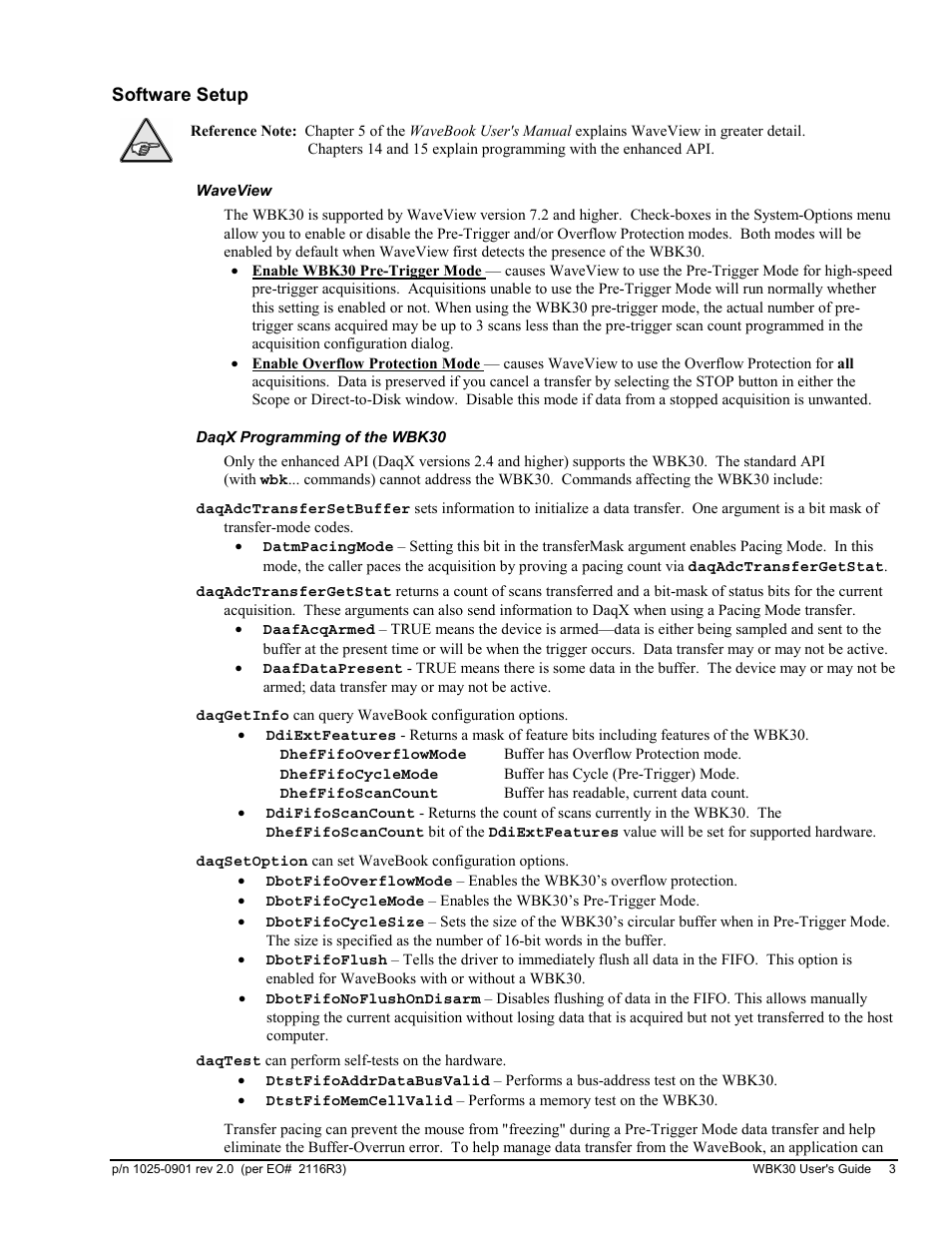 Software setup | Measurement Computing WBK30 User Manual | Page 3 / 4