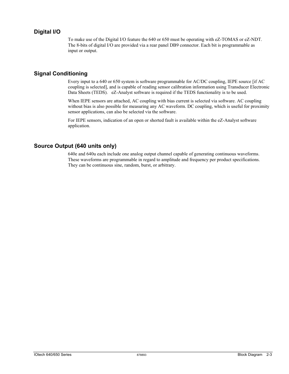 Measurement Computing IOtech 640 Series User Manual | Page 17 / 100