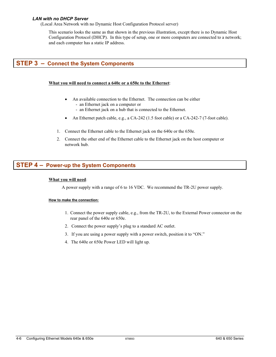 Step 3, Step 4 | Measurement Computing IOtech 640 Series User Manual | Page 28 / 100