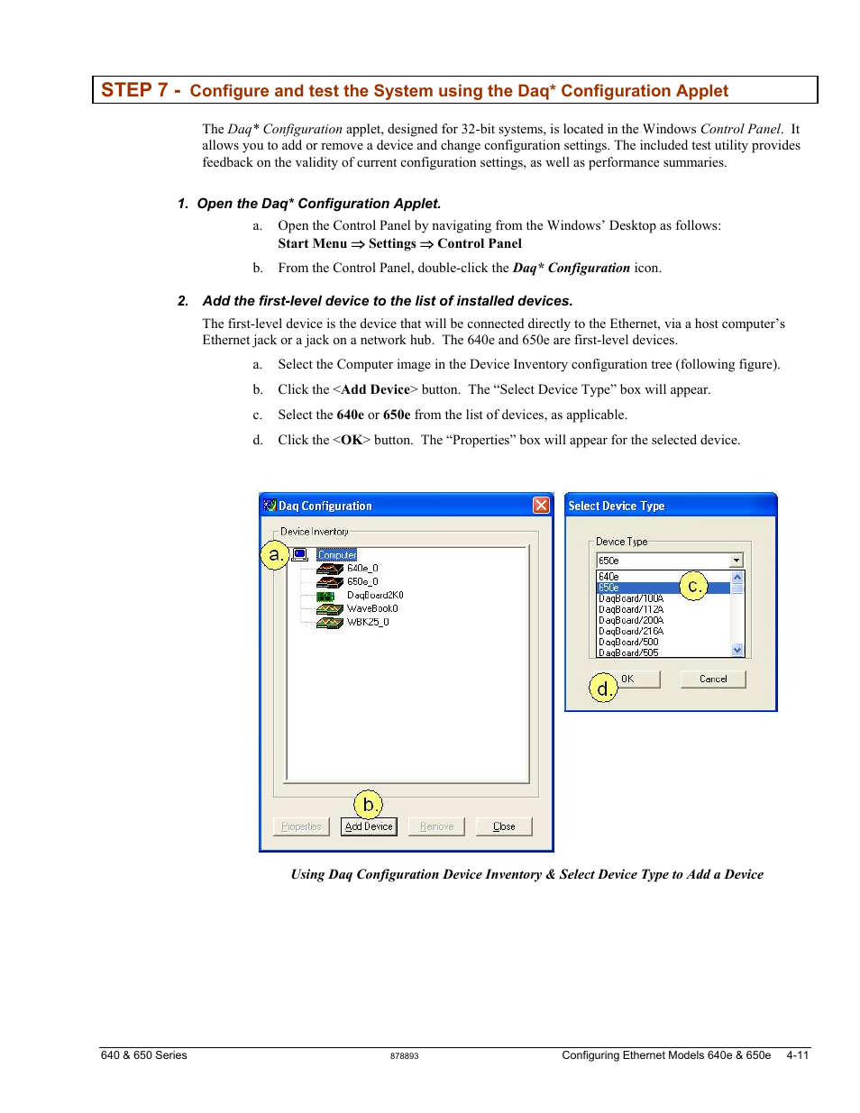 Step 7 | Measurement Computing IOtech 640 Series User Manual | Page 33 / 100
