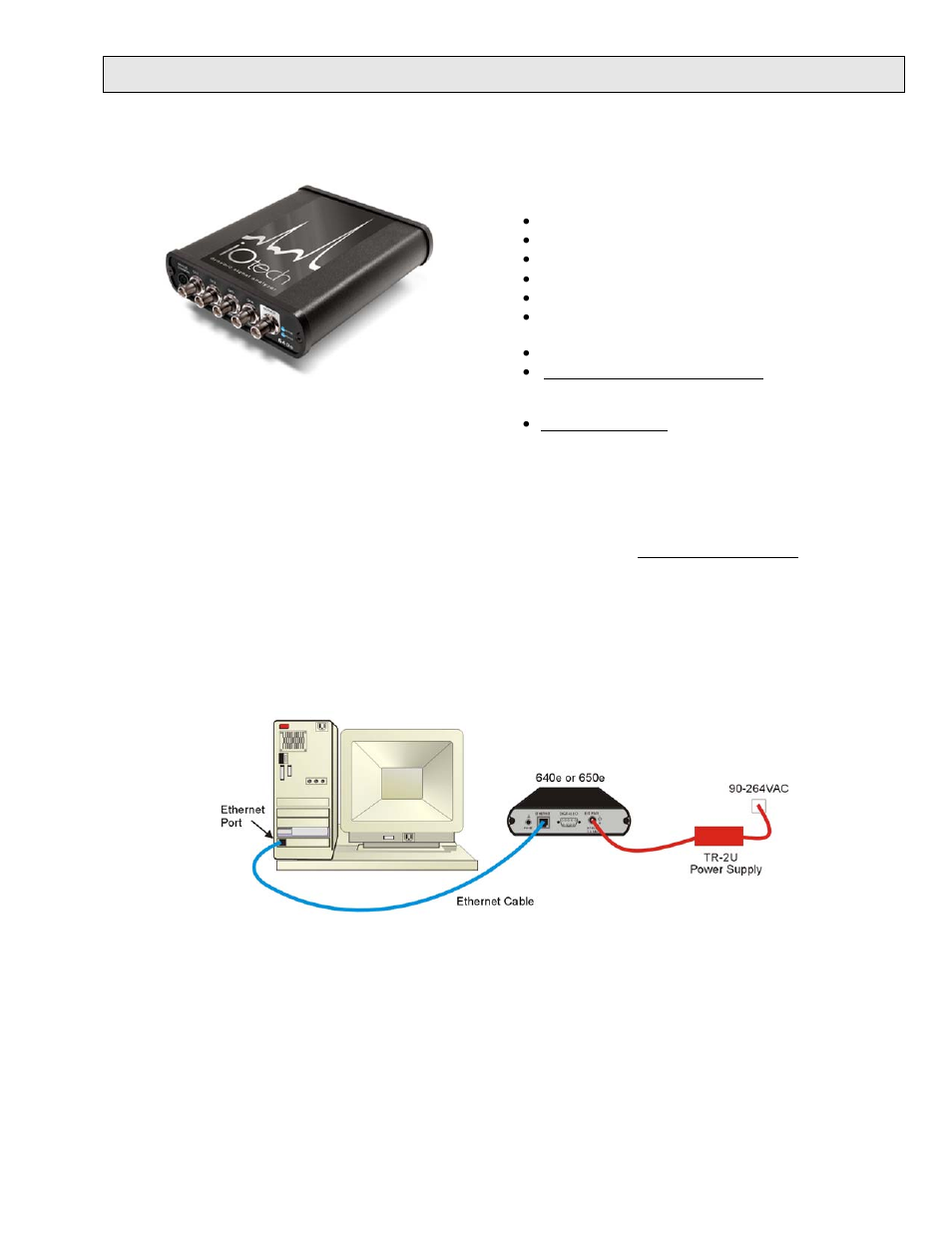 Quick start, 640e / 650e, Iotech 640e, 650e quick start | Before you get started, Step 1 - install software | Measurement Computing IOtech 640 Series User Manual | Page 9 / 100