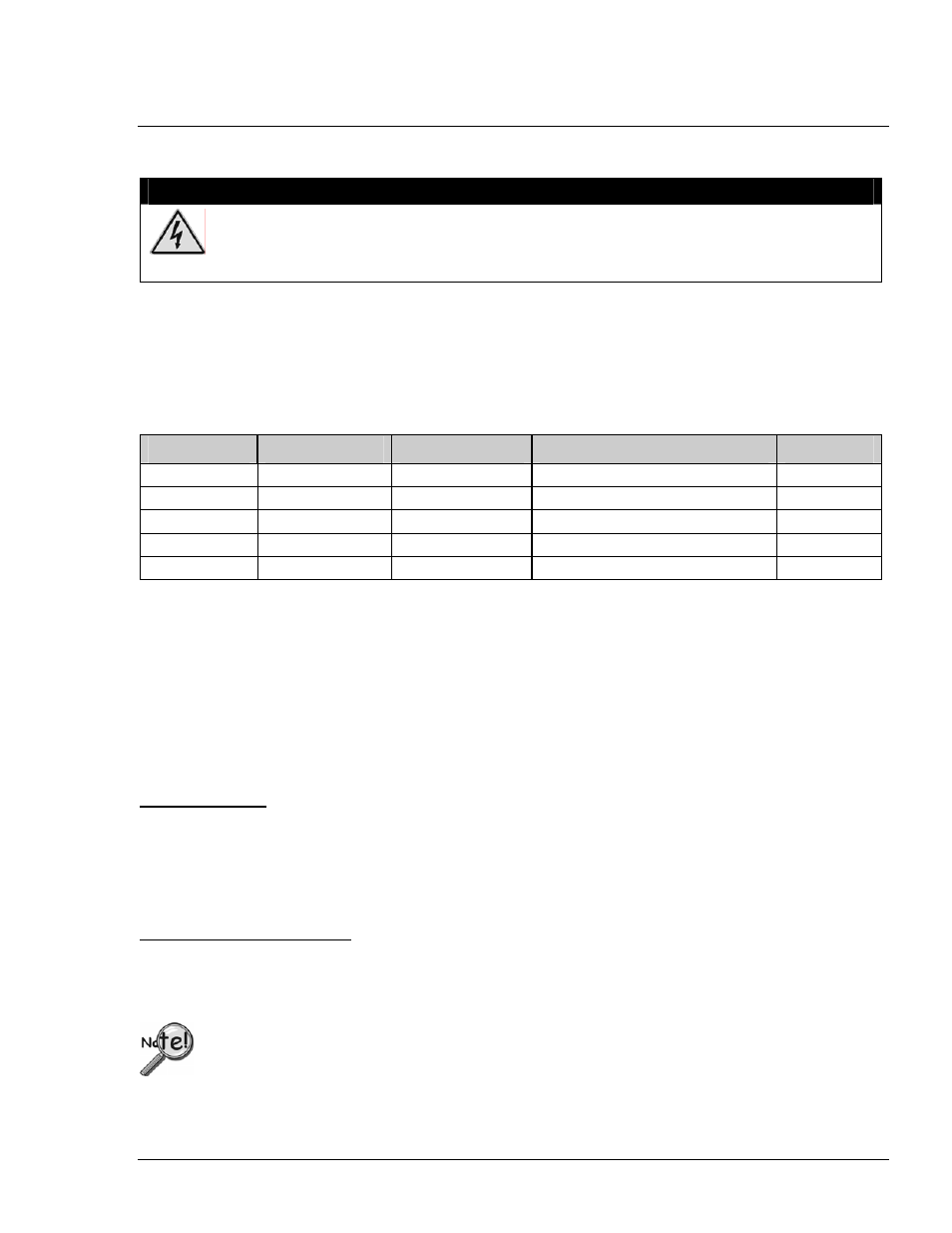 External connections, Connecting user wiring, Signal types | Warning, 1 connecting user wiring | Measurement Computing ADAC/5500 Series User Manual | Page 19 / 60