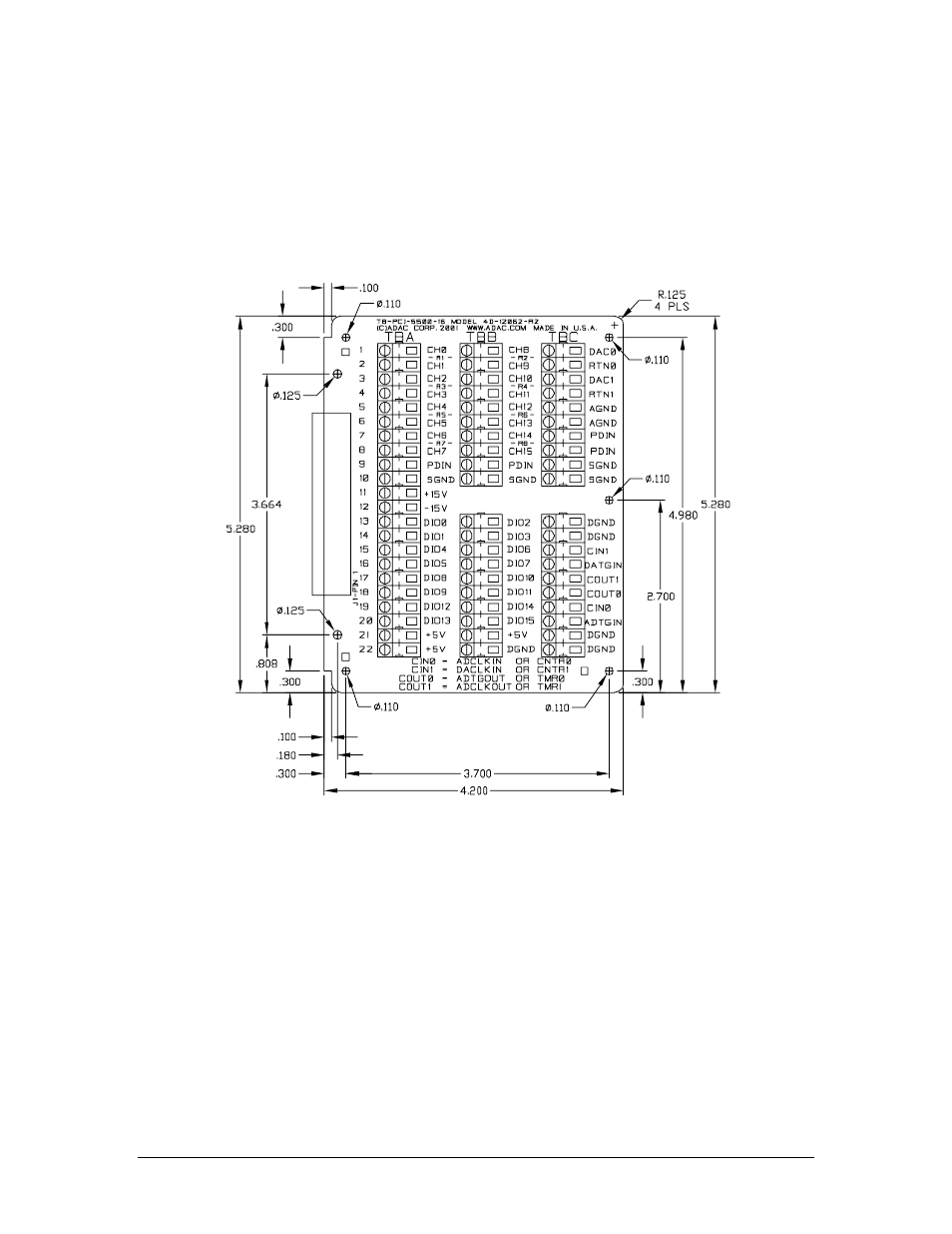 Adac-tb-16 | Measurement Computing ADAC/5500 Series User Manual | Page 58 / 60