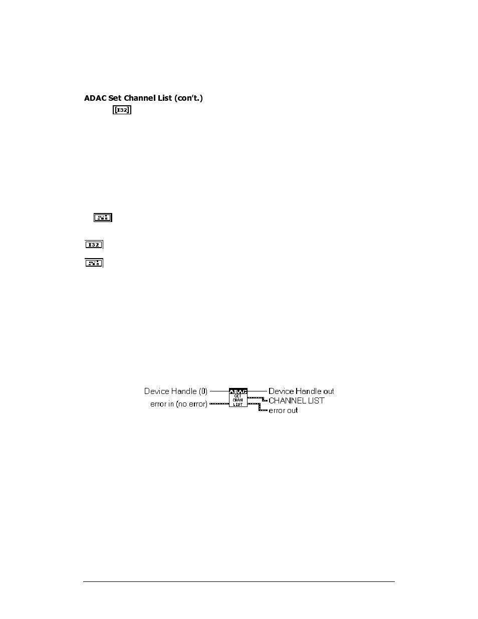 Adac get channel list | Measurement Computing ADAC-LVi User Manual | Page 131 / 271