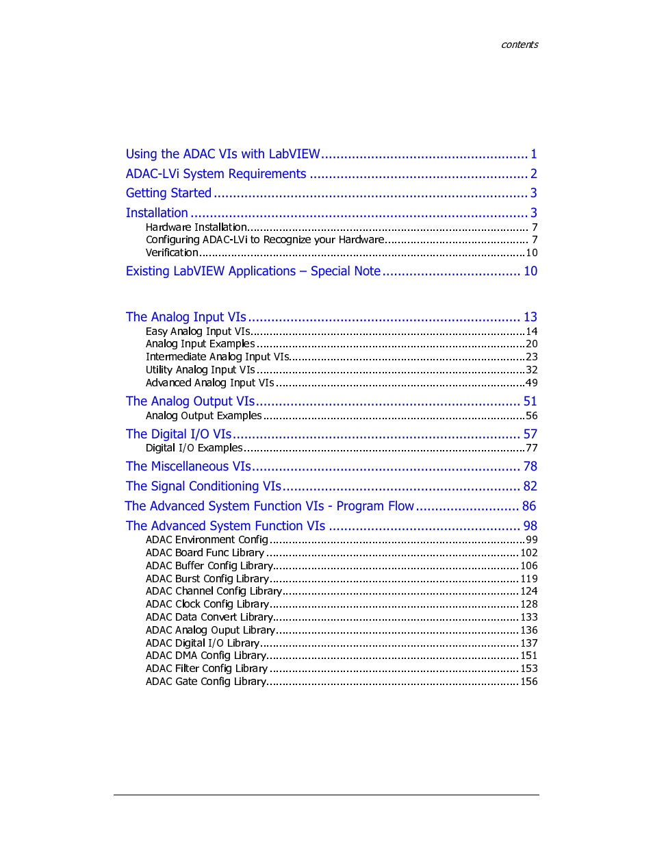 Measurement Computing ADAC-LVi User Manual | Page 3 / 271
