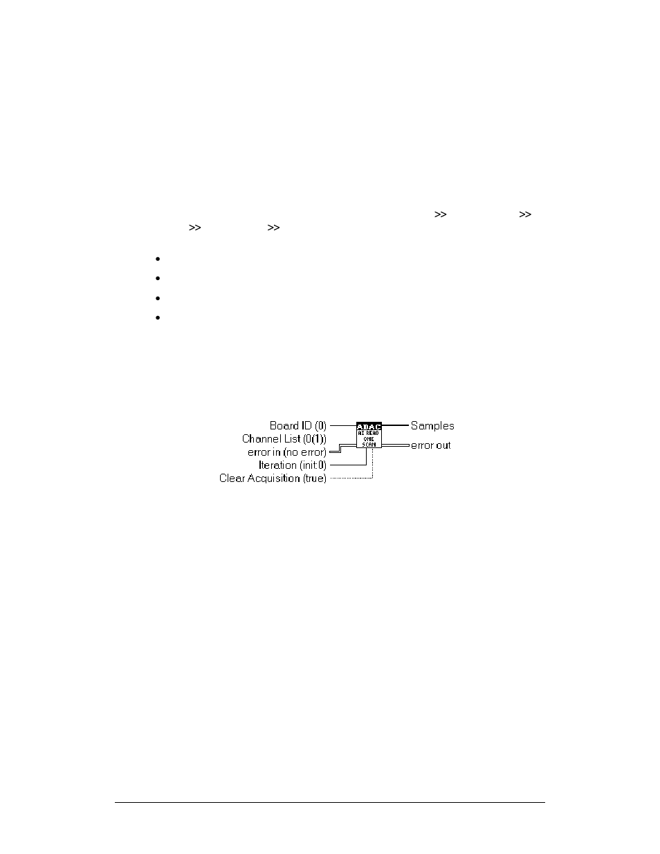 Utility analog input vis, Adac ai read one scan | Measurement Computing ADAC-LVi User Manual | Page 38 / 271