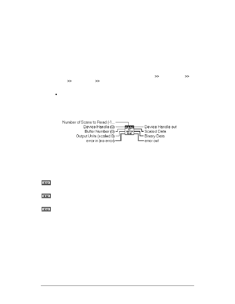 Advanced analog input vis, Adac ai buffer read | Measurement Computing ADAC-LVi User Manual | Page 55 / 271