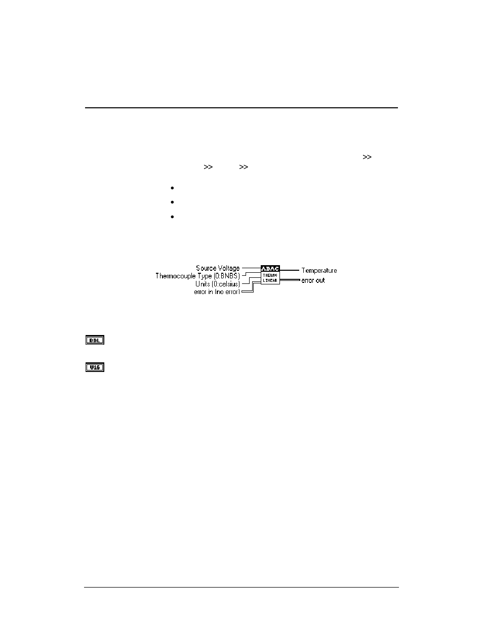 The signal conditioning vis, 7kh6ljqdo&rqglwlrqlqj9,v, Adac thermo linear (convert thermocouple reading) | Measurement Computing ADAC-LVi User Manual | Page 88 / 271