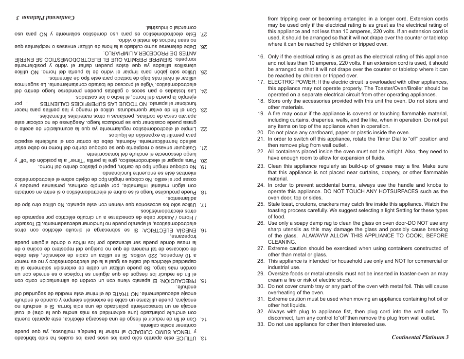 Continental CP43579 User Manual | Page 3 / 16