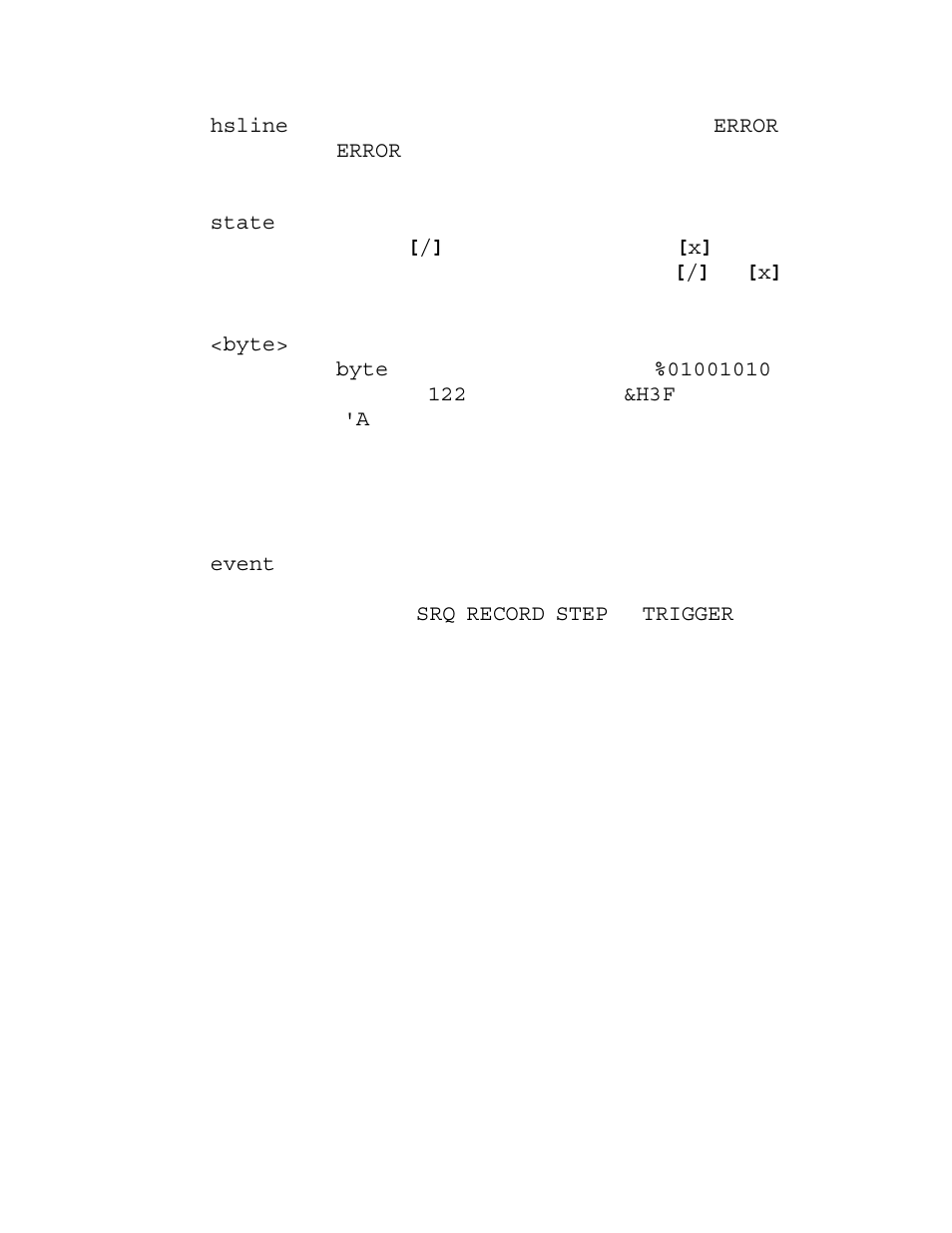 3 response, 4 remarks, 5 mode | Measurement Computing Analyzer488 User Manual | Page 106 / 281