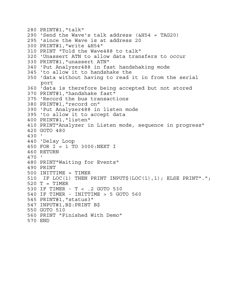 Measurement Computing Analyzer488 User Manual | Page 268 / 281