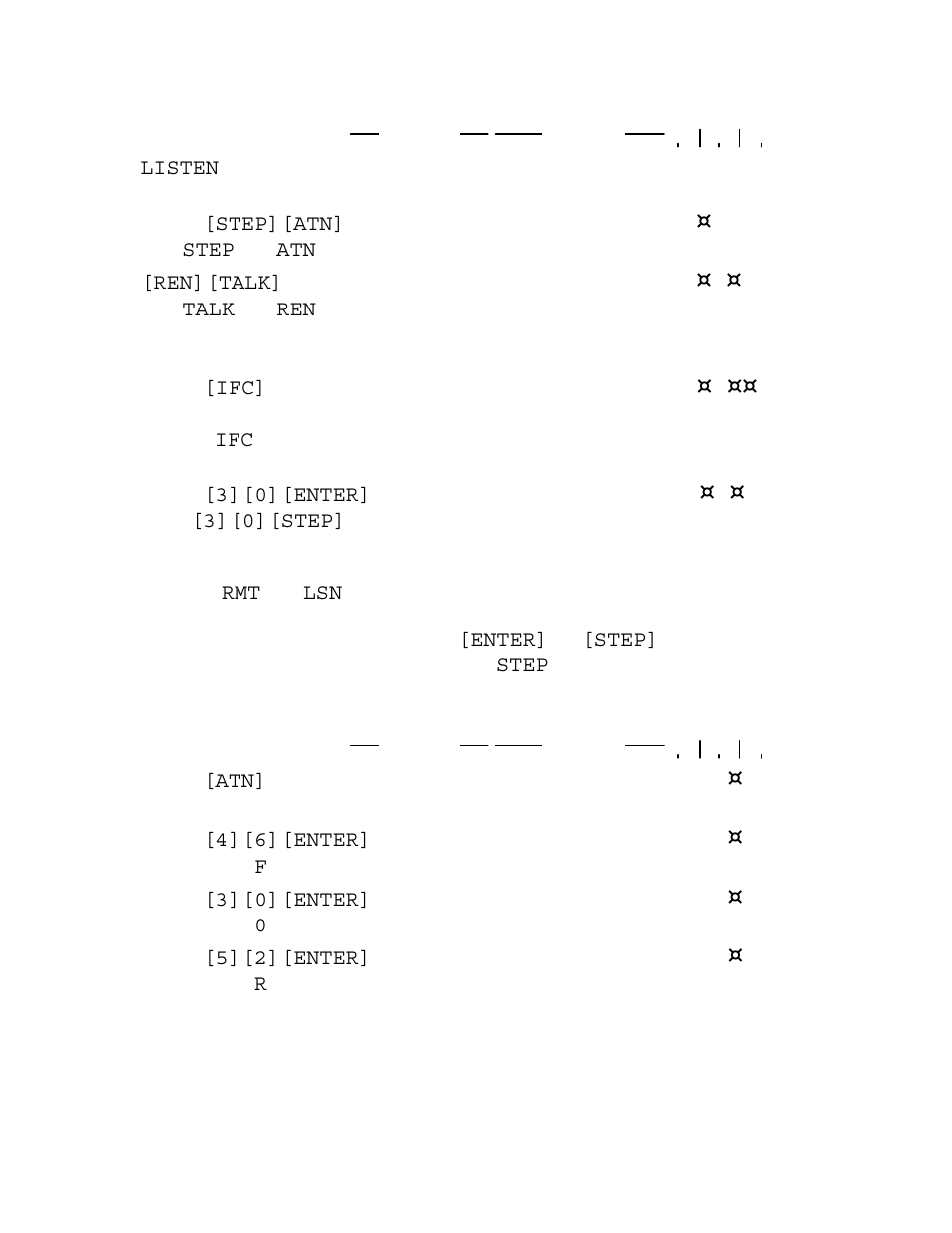 Bus nul 00, Bus acg00 00, Bus ifc 00 | Bus lag16 30, Bus '0' 30, Bus 'f' 46, Bus 'r' 52 | Measurement Computing Analyzer488 User Manual | Page 65 / 281
