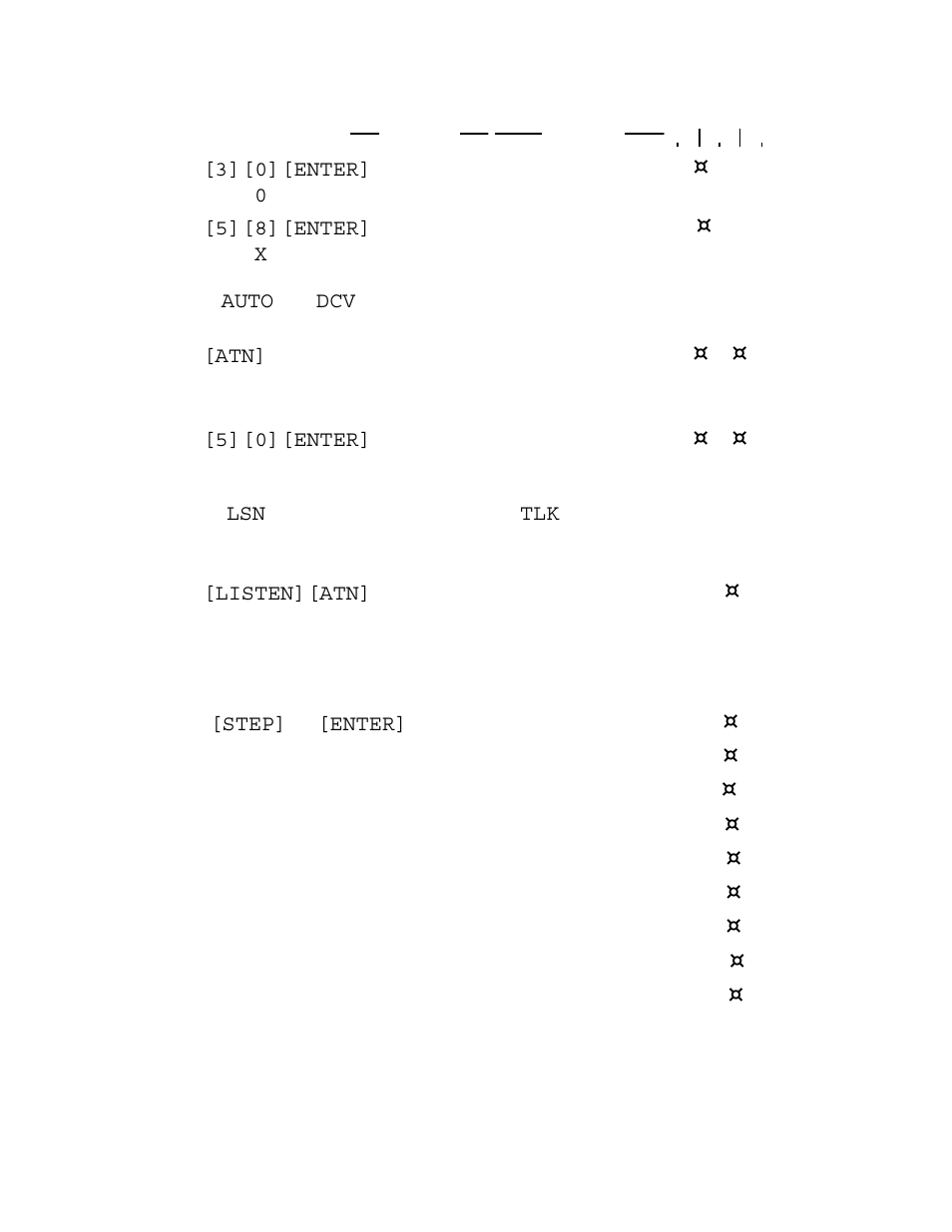 Bus '0' 30, Bus 'x' 58, Bus tag24 58 | Bus tag16 50, Bus 'n' 4e, Bus 'd' 44 | Measurement Computing Analyzer488 User Manual | Page 66 / 281