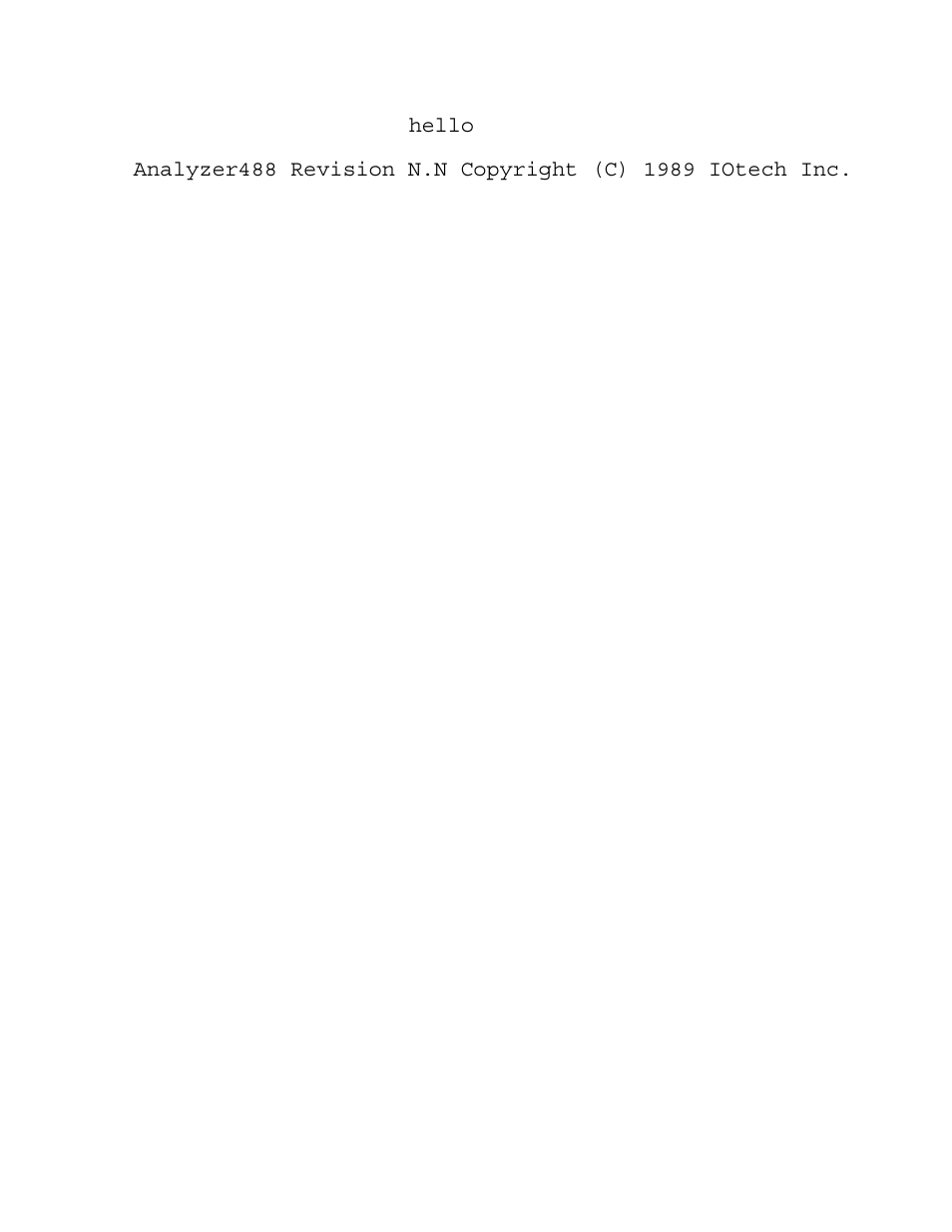 6 using the analyzer488 with a terminal | Measurement Computing Analyzer488 User Manual | Page 97 / 281