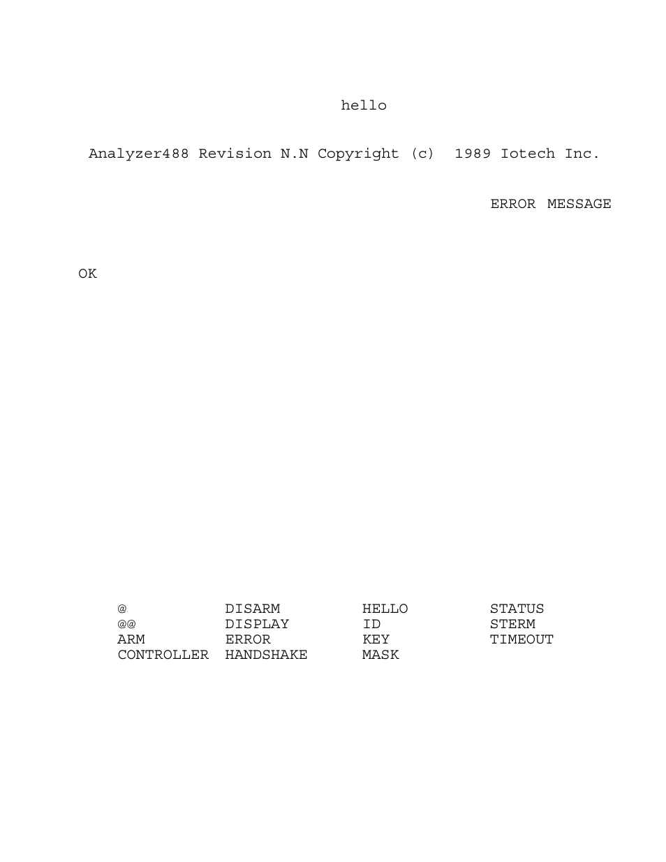 7 serial controller commands, 1 system commands | Measurement Computing Analyzer488 User Manual | Page 98 / 281