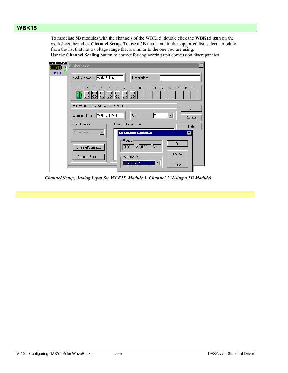 Wbk15 …… a-9, Wbk15 | Measurement Computing DASYLab User Manual | Page 46 / 80