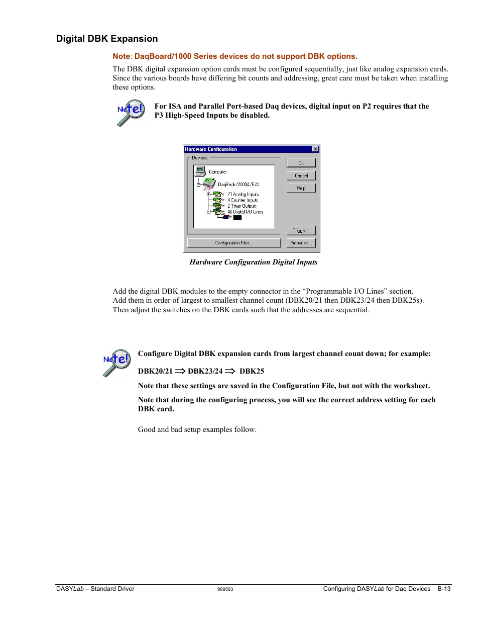 Digital dbk expansion …… b-13 | Measurement Computing DASYLab User Manual | Page 67 / 80