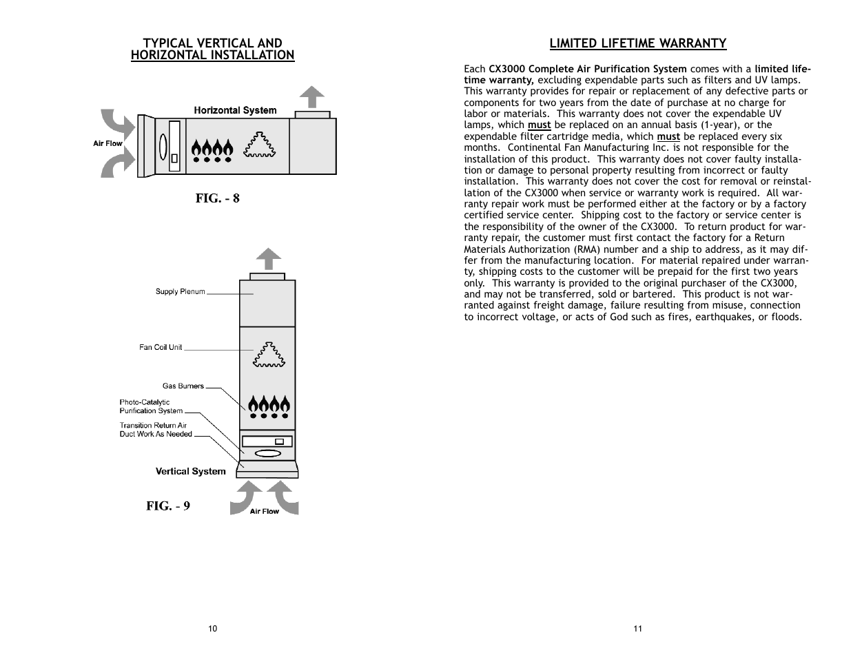 Continental CX3000 User Manual | Page 10 / 16