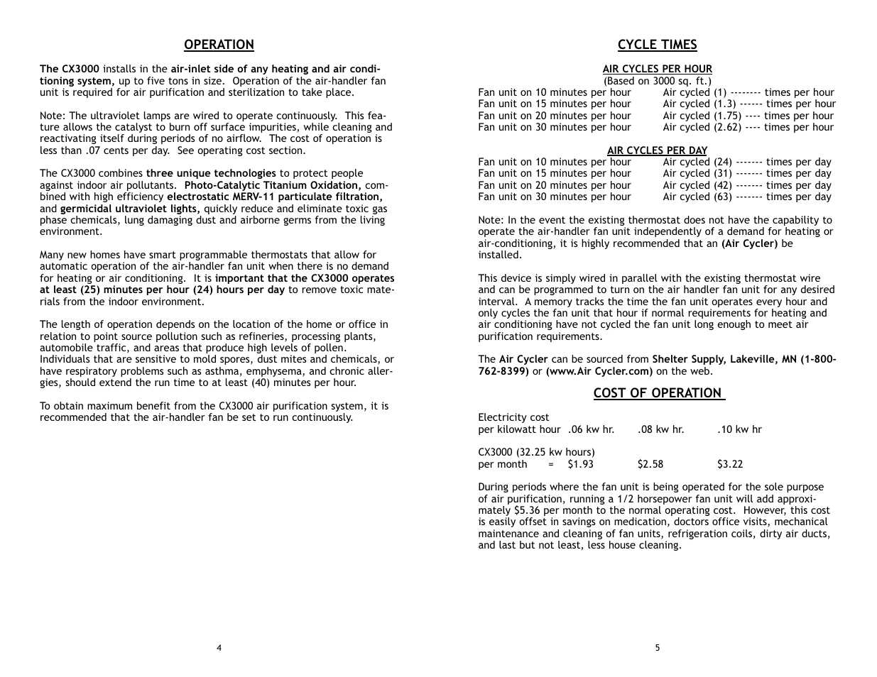 Continental CX3000 User Manual | Page 5 / 16