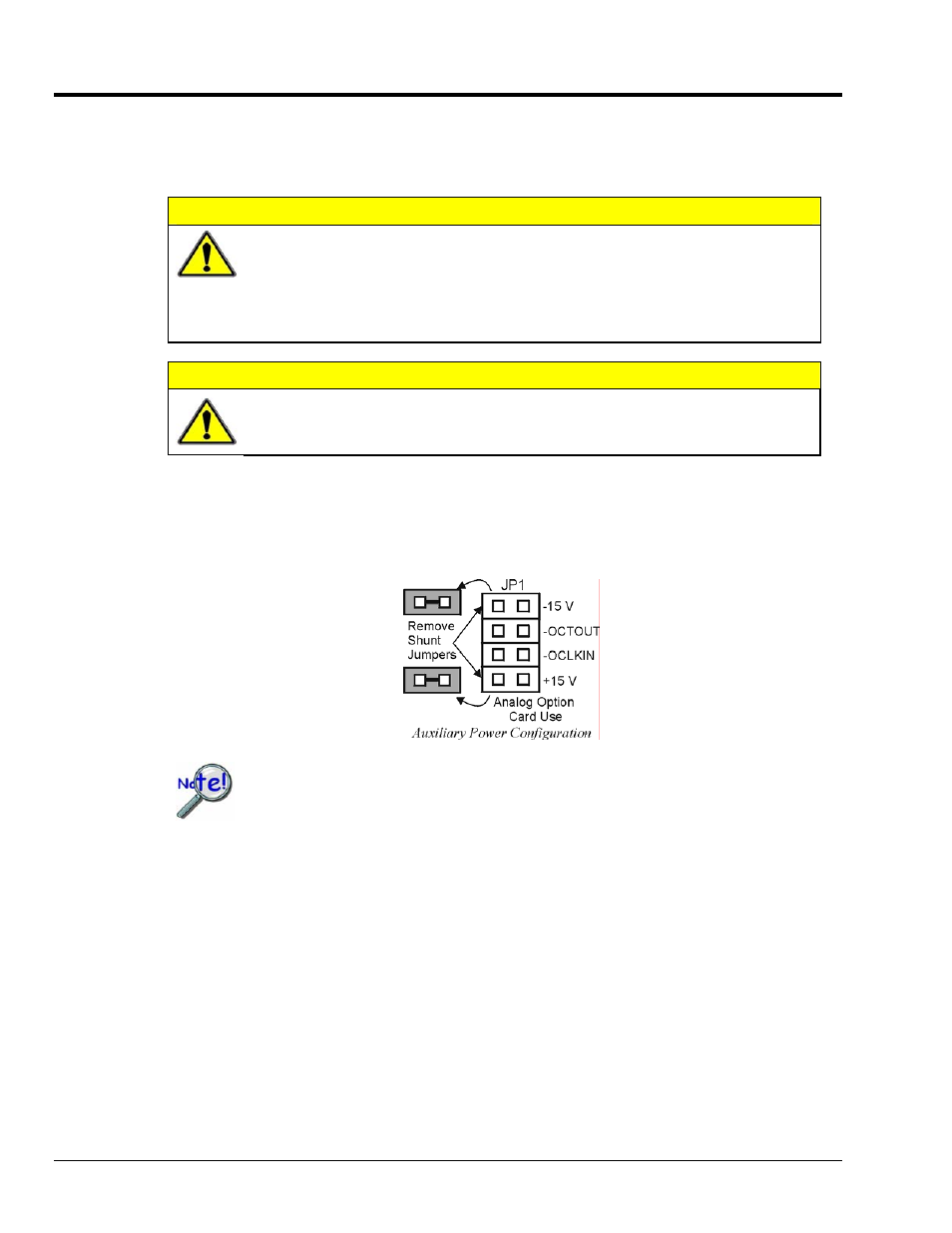 Caution | Measurement Computing DBK33 User Manual | Page 2 / 4