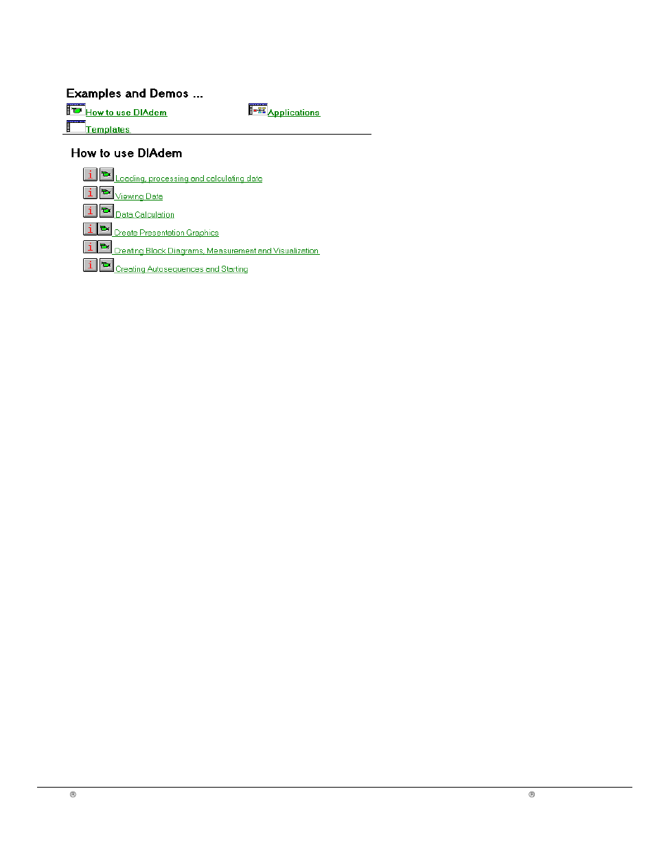 Examples” help files | Measurement Computing DIAdem User Manual | Page 13 / 38