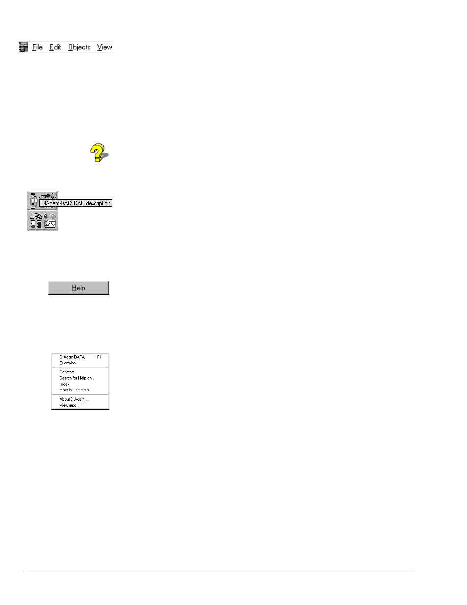 Diadem help, Dia dem help | Measurement Computing DIAdem User Manual | Page 20 / 38