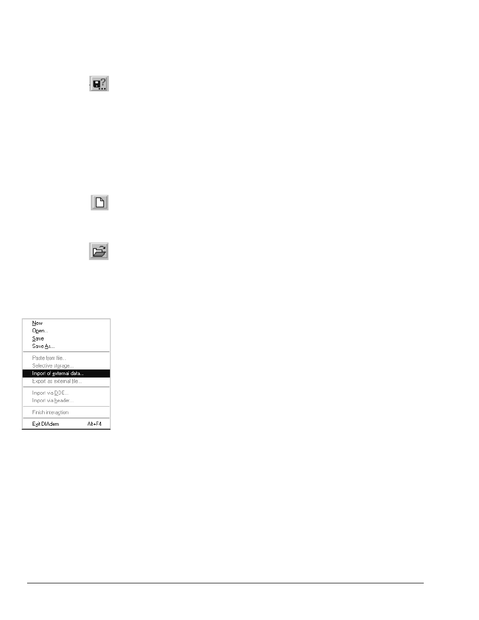 Saving and opening data sets | Measurement Computing DIAdem User Manual | Page 28 / 38