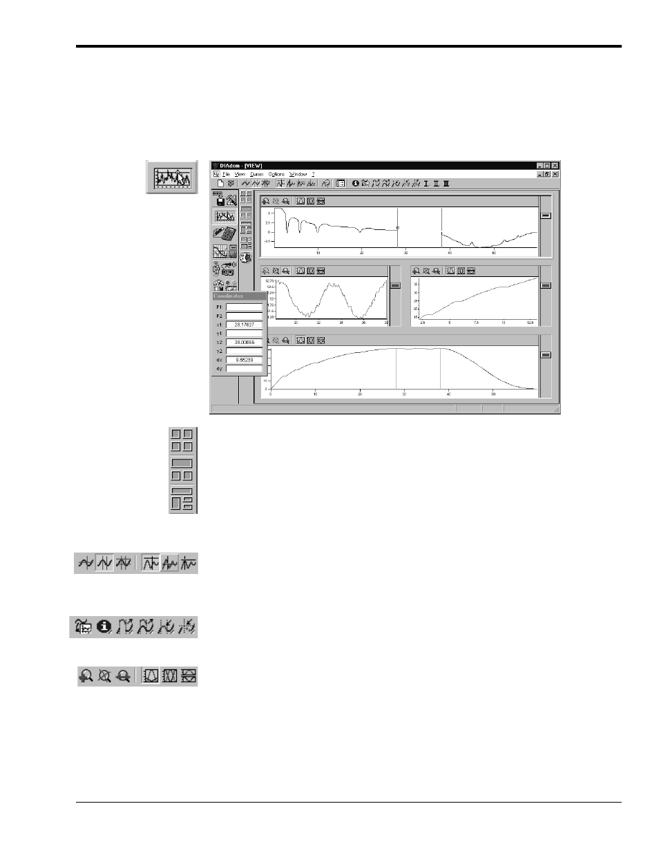 Diadem view: viewing, measuring & editing data, Dia dem view: viewing, measuring & editing data | Measurement Computing DIAdem User Manual | Page 29 / 38