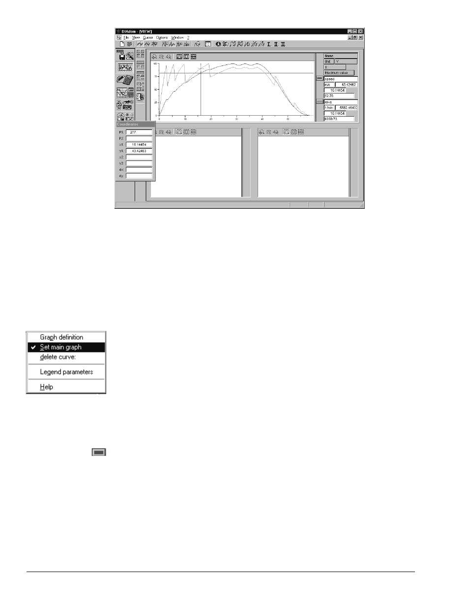 How to copy or delete a graph | Measurement Computing DIAdem User Manual | Page 34 / 38