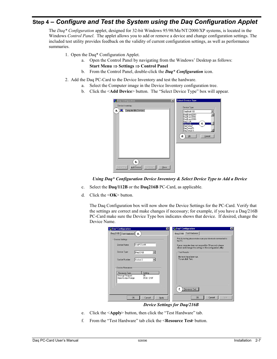 Measurement Computing Daq PC-Cards User Manual | Page 17 / 28