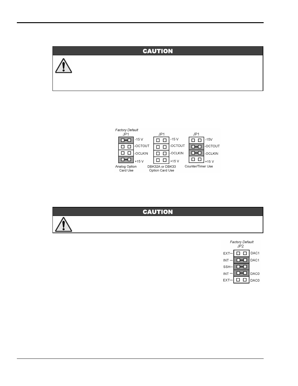 Jp1 - external analog expansion power, Configure the isa-daqboard ……2-2, 1) configure the isa-daqboard | Measurement Computing DaqBoard-ISA User Manual | Page 14 / 46