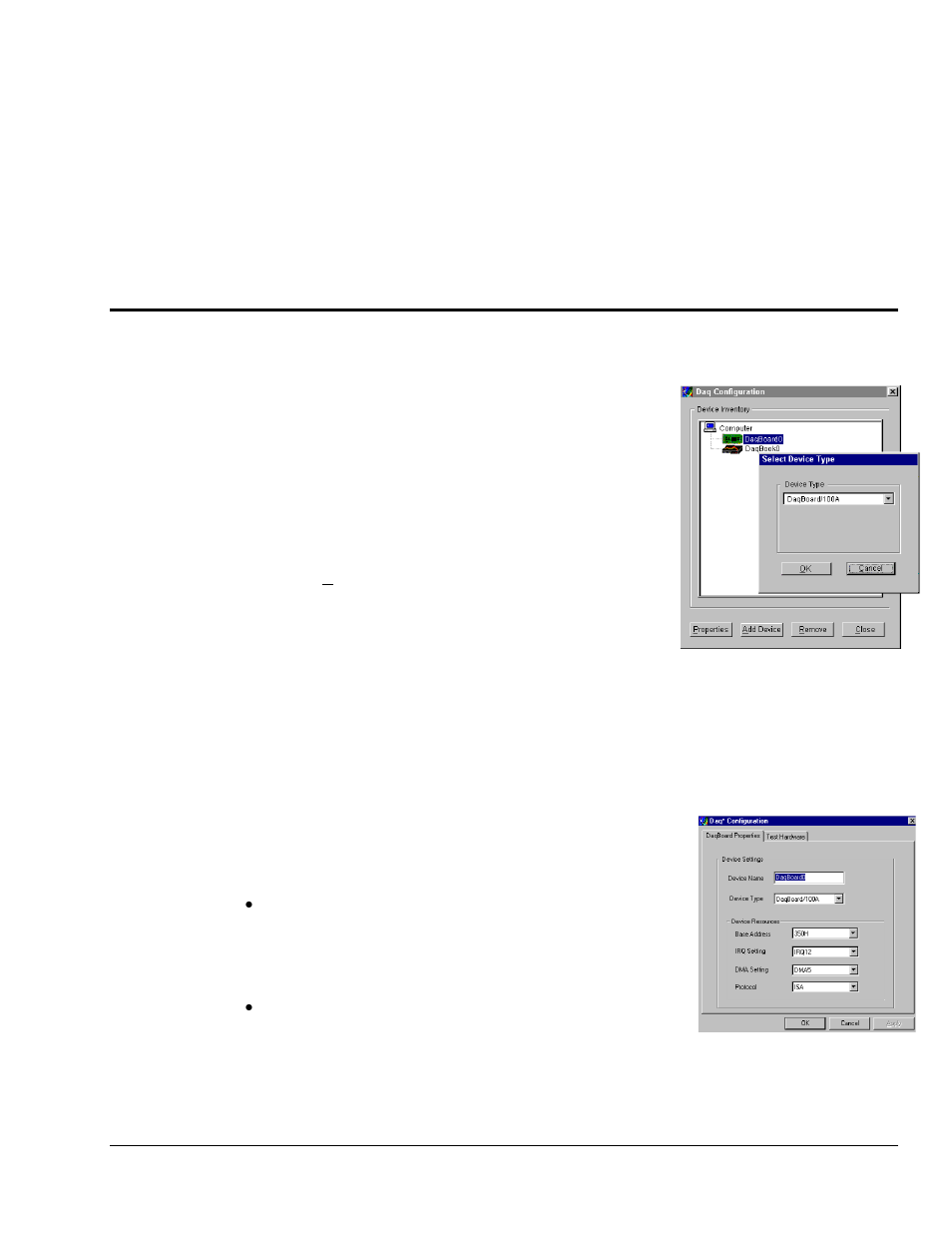 4) test hardware, Test hardware…… 2-5 | Measurement Computing DaqBoard-ISA User Manual | Page 17 / 46
