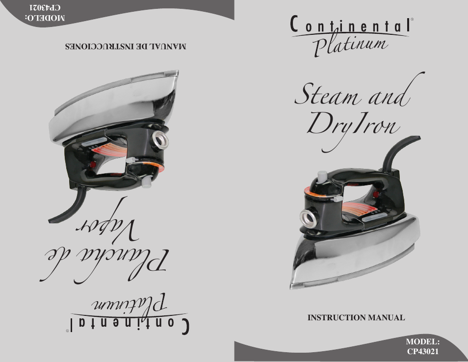 Continental PLATINUM CP43021 User Manual | 6 pages
