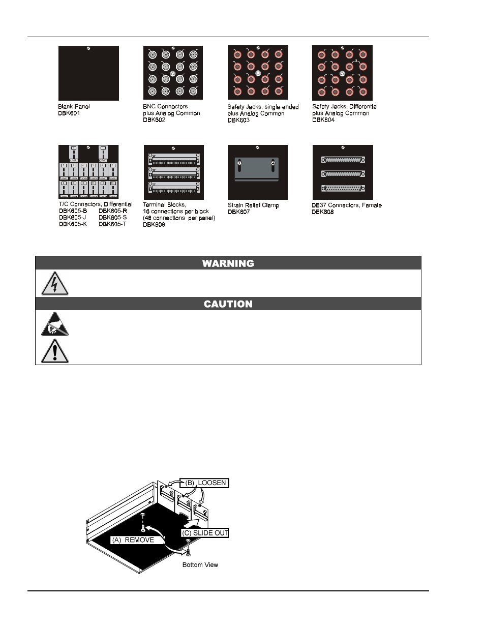 Hardware setup, Hardware setup :$51,1, Daqbook/daqboard/daq pc-card user’s manual | Measurement Computing Daq PC-Card User Manual | Page 42 / 62