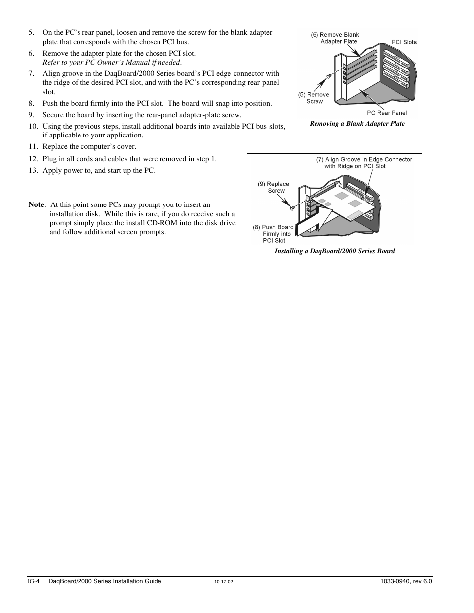 Measurement Computing 2000 Series Daqboar User Manual | Page 14 / 94
