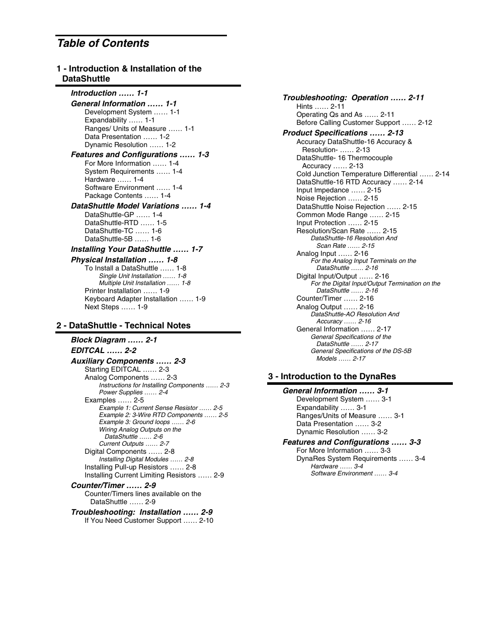 Measurement Computing DataShuttle User Manual | Page 5 / 126