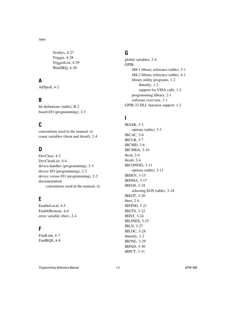 Measurement Computing GPIB-488 User Manual | Page 114 / 116