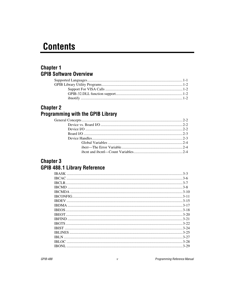 Measurement Computing GPIB-488 User Manual | Page 5 / 116