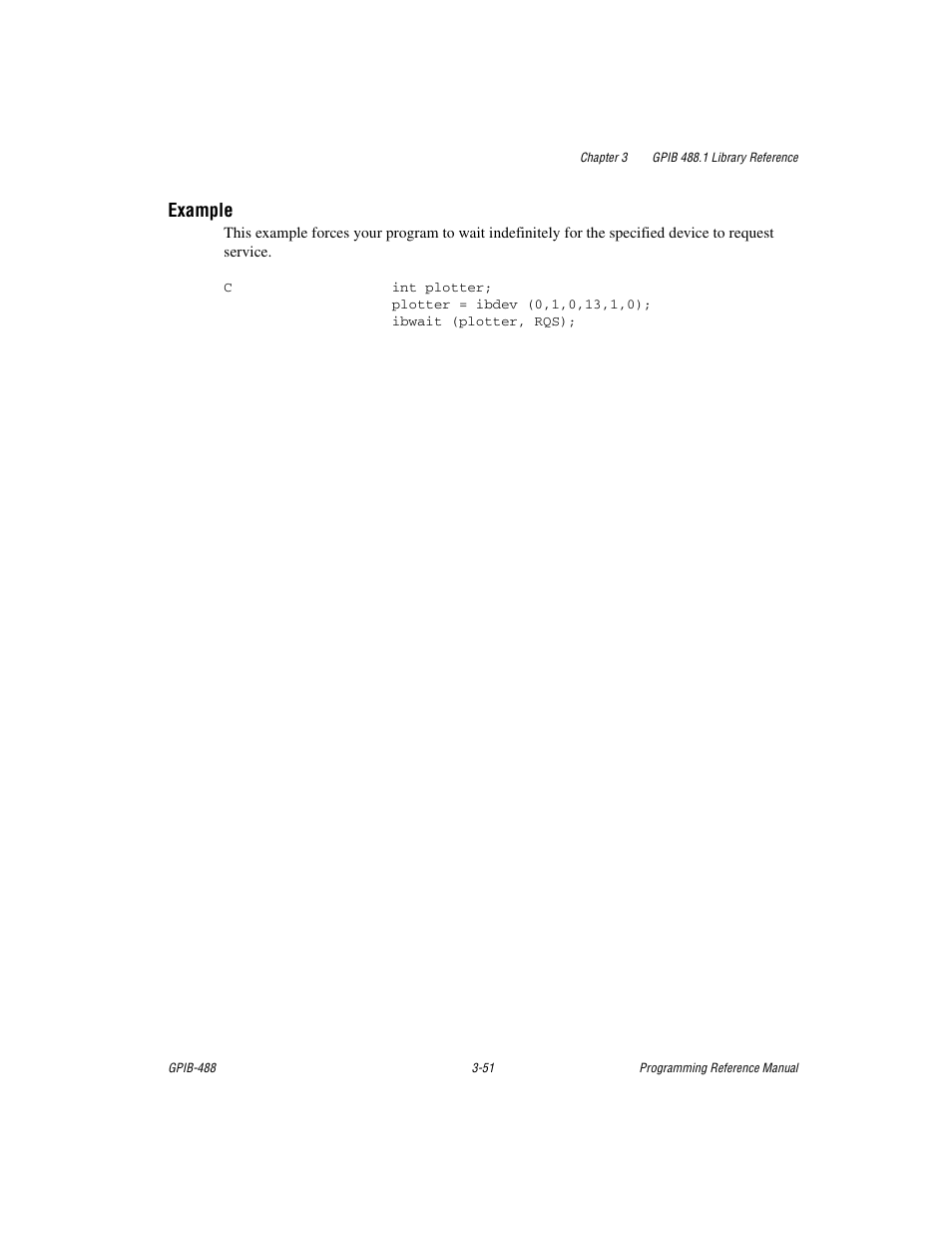 Example | Measurement Computing GPIB-488 User Manual | Page 64 / 116