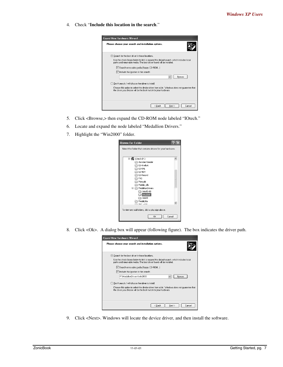 Measurement Computing ZonicBook Rev.3.0 User Manual | Page 11 / 28