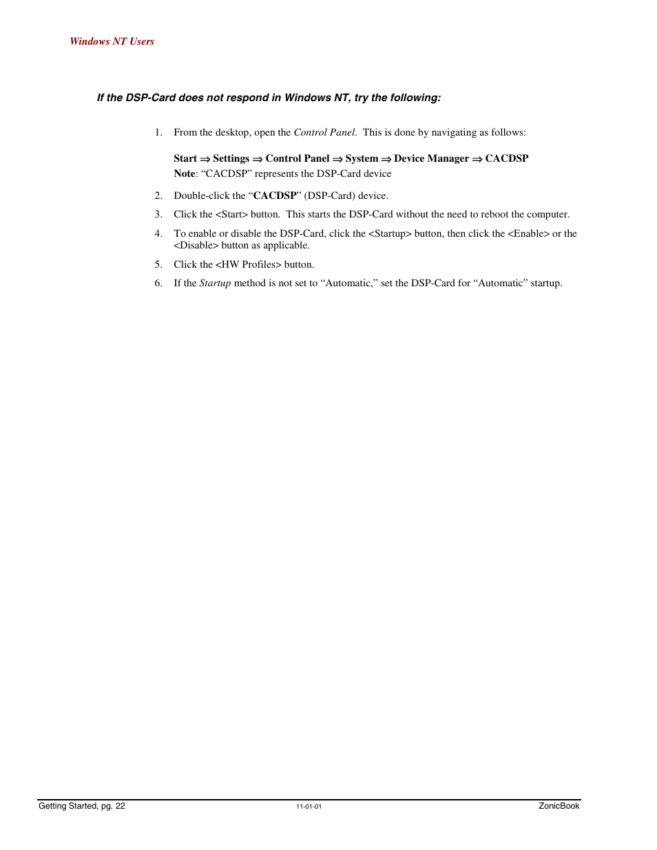 Measurement Computing ZonicBook Rev.3.0 User Manual | Page 26 / 28