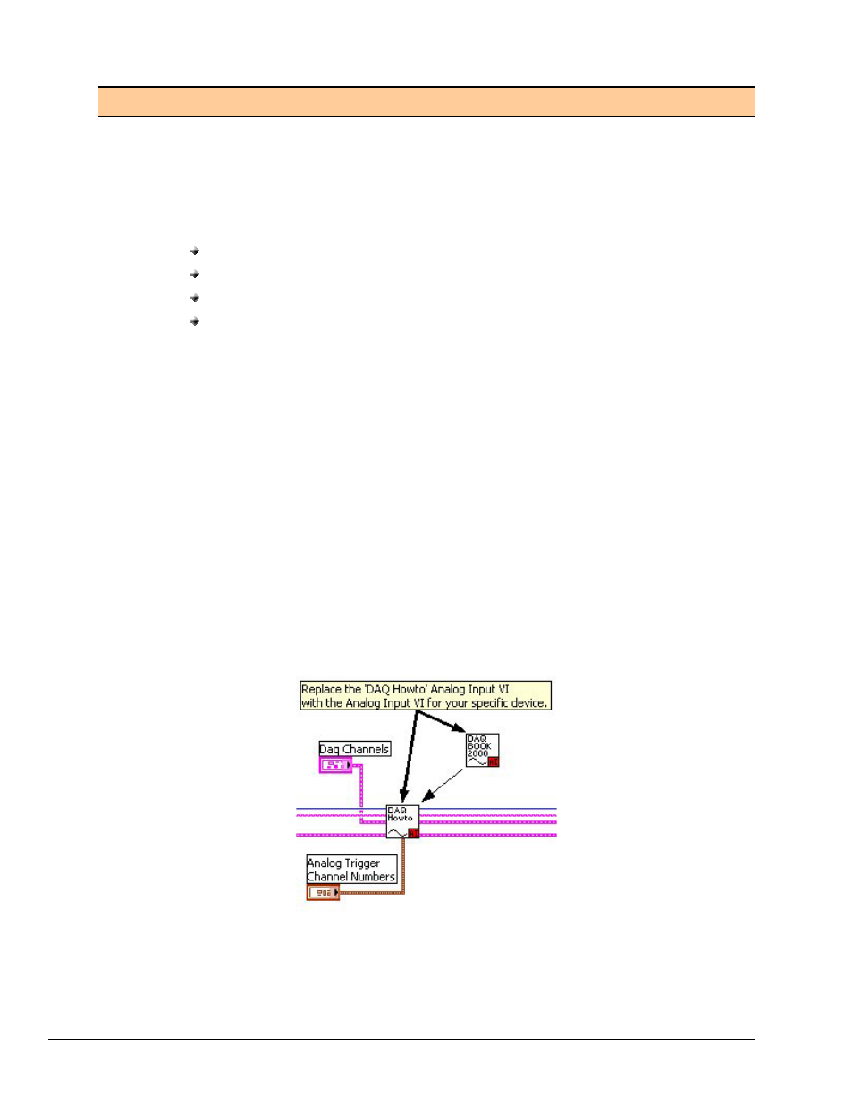 Using the “how to” examples, Ples …… 6 | Measurement Computing LabVIEW Rev.1.0 User Manual | Page 6 / 14