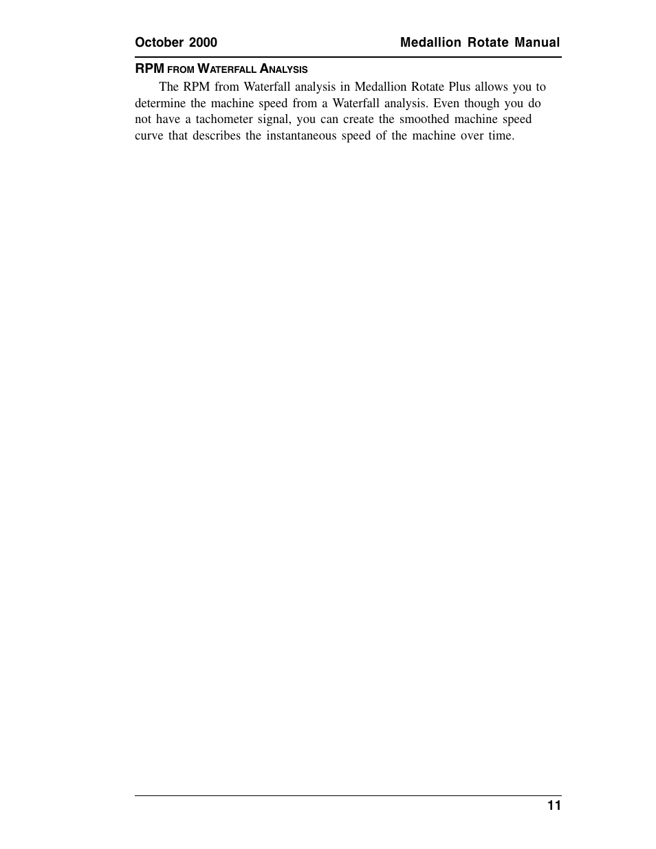 Rpm from waterfall analysis, From, Aterfall | Nalysis | Measurement Computing Medallion Rotate rev.2.3 User Manual | Page 11 / 52